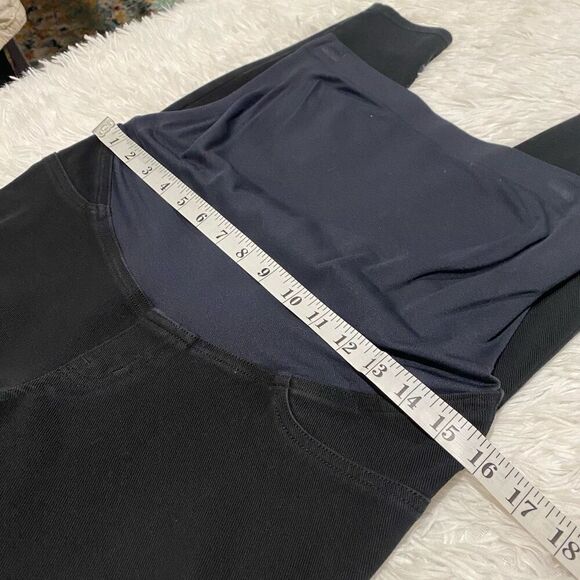 Spanx Maternity Mama Ankle Jean-ish Leggings in Black Large - Picture 4 of 9